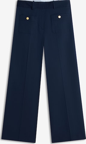 mėlyna TOMMY HILFIGER Plačios klešnės Kelnės: priekis