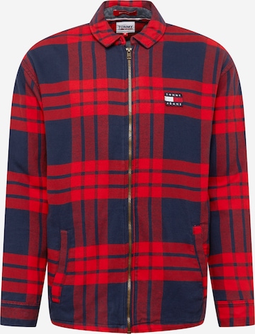 Veste mi-saison Tommy Jeans en rouge : devant