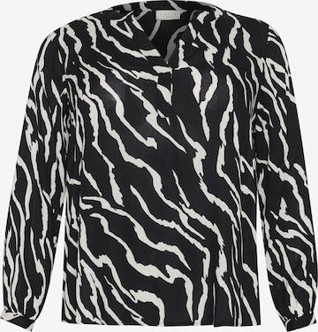 KAFFE CURVE - Blusa 'KCmirta' en negro: frente