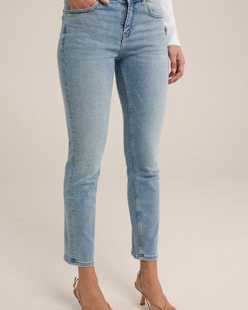 WE Fashion Slimfit Jeans 'Blue Ridge' in Blauw