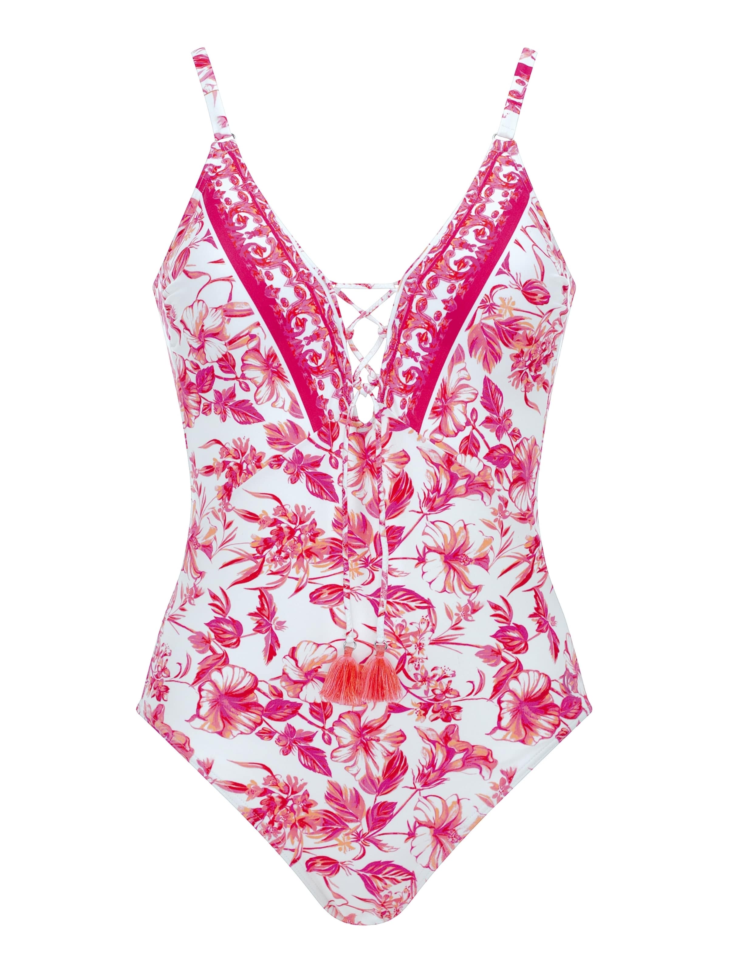 Triangle Maillot de bain OLYMPIA en rose : devant