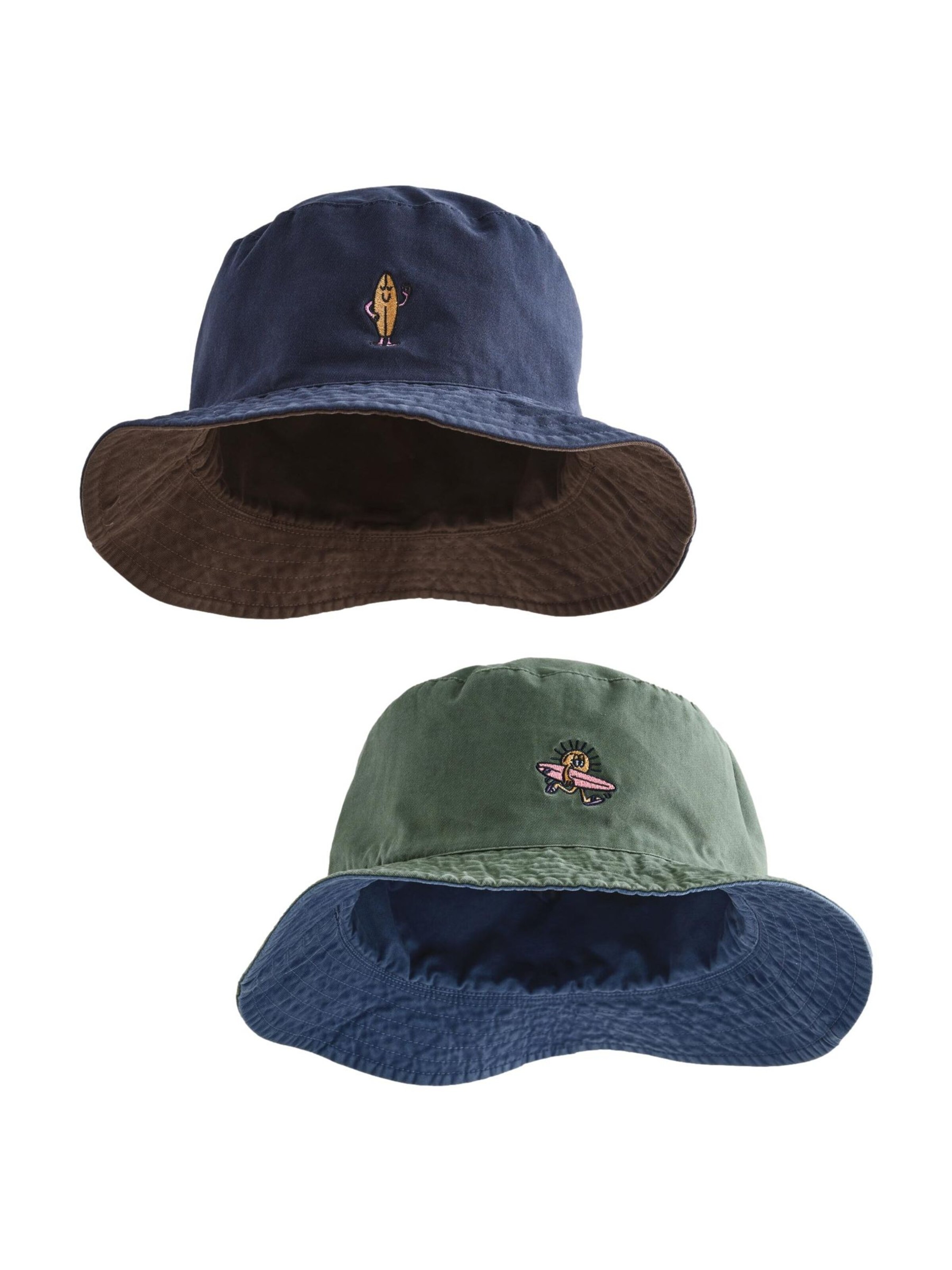 Chapeaux Next en bleu : devant