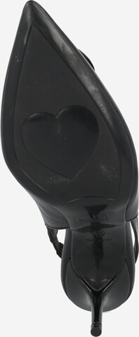 Love Moschino - Zapatos destalonado en negro