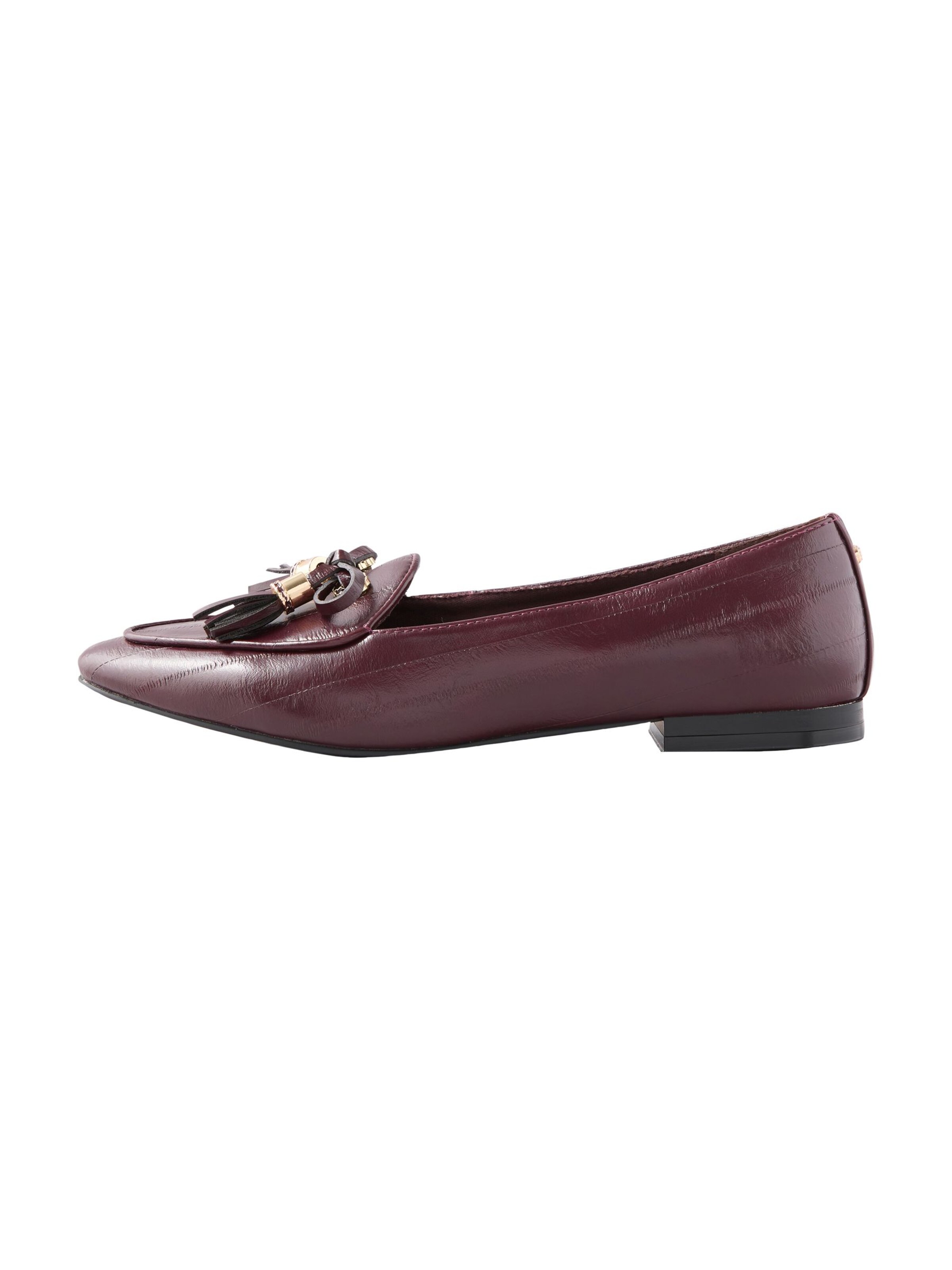 Lipsy Slip-ons in Red: front