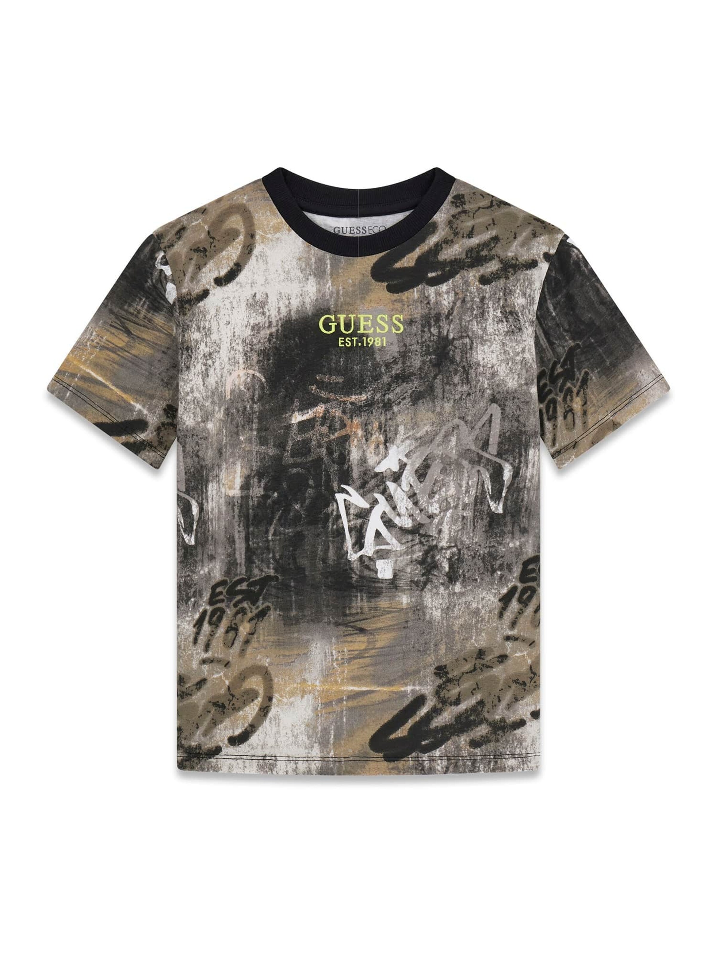 GUESS Regular Fit T-Shirt in Mischfarben: Vorderseite