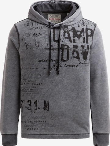 CAMP DAVIDSweater majica - crna boja: prednji dio