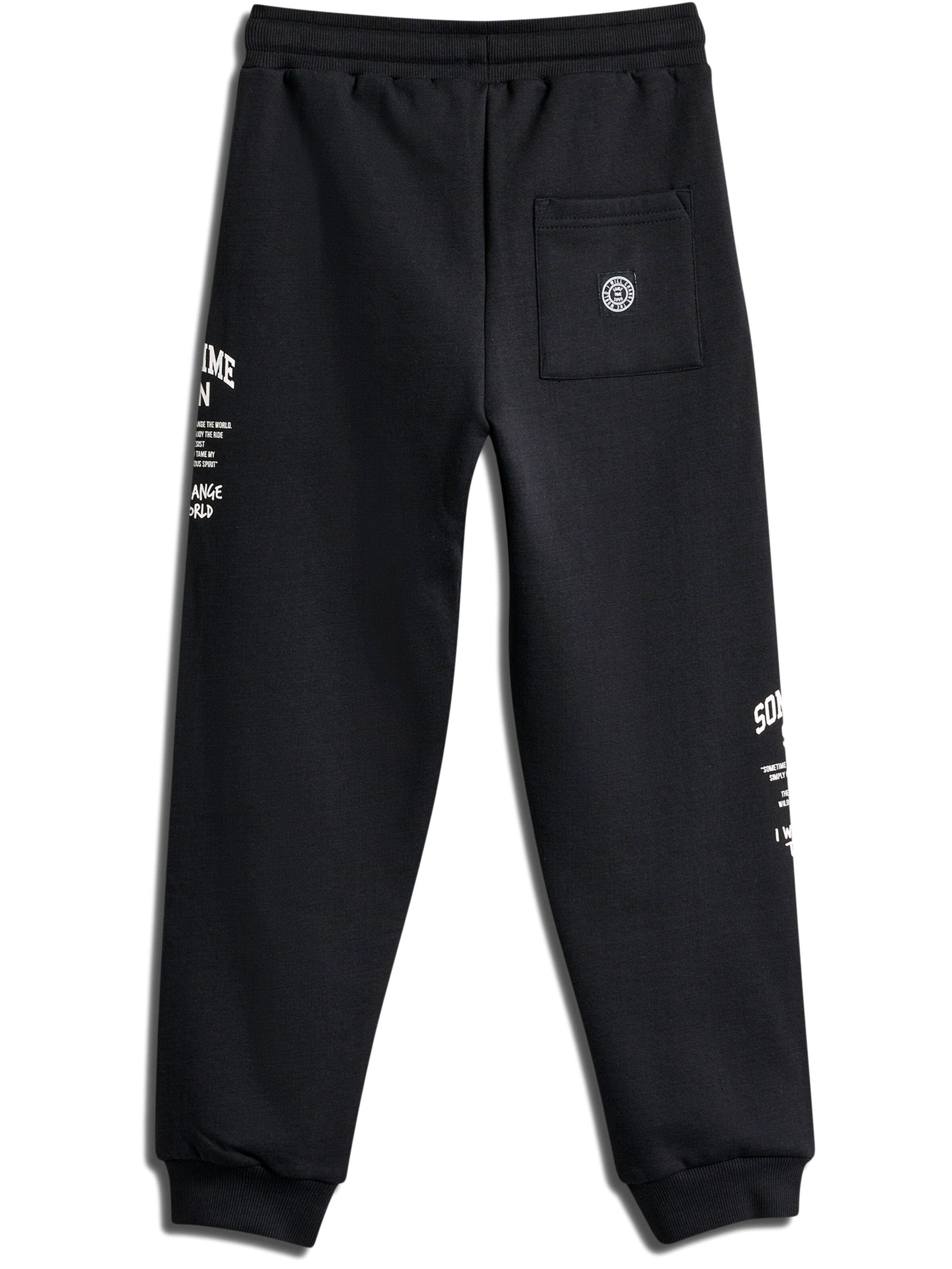 SOMETIME SOON Tapered Trousers 'Dimas' in Black