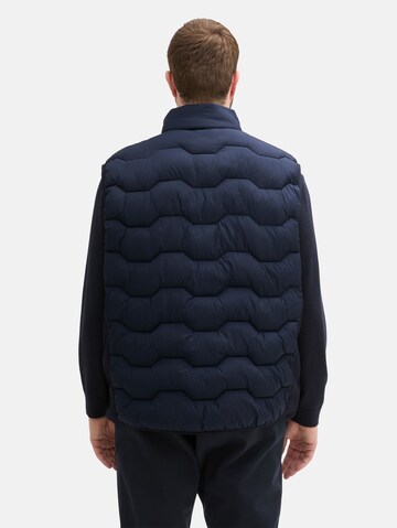 Gilet TOM TAILOR Men + en bleu