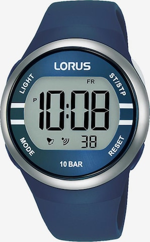 LORUS Digital Watch in Blue: front