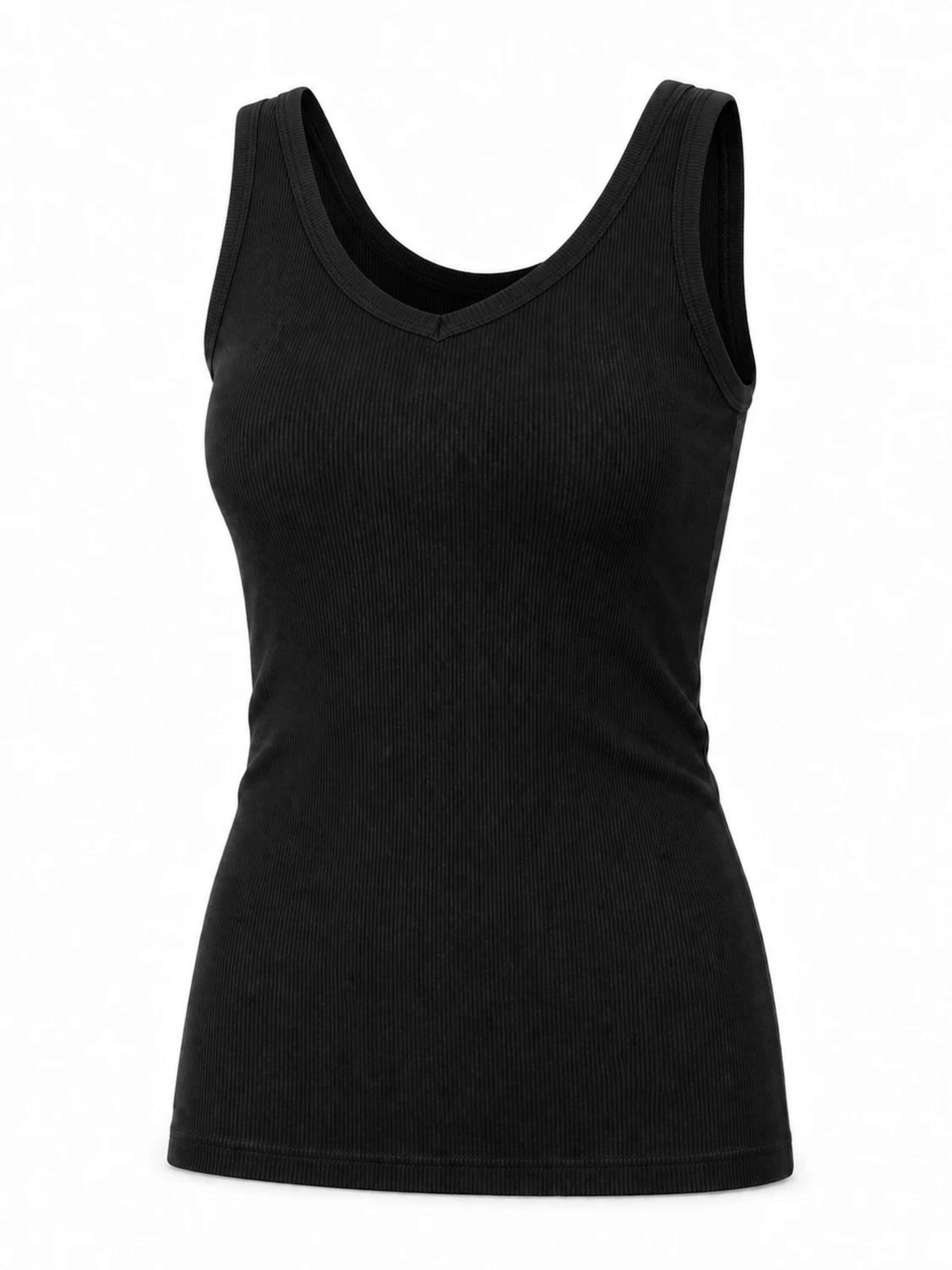 AOTTORI Top‌ in Schwarz: Vorderseite