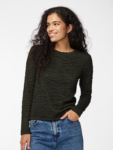 PIECES Shirt 'Olline' in Green: front