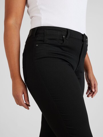 ONLY Carmakoma Slimfit Jeans 'ALICIA' in Schwarz