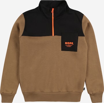 D-XEL Sweatshirt 'WILSON' in Brown: front