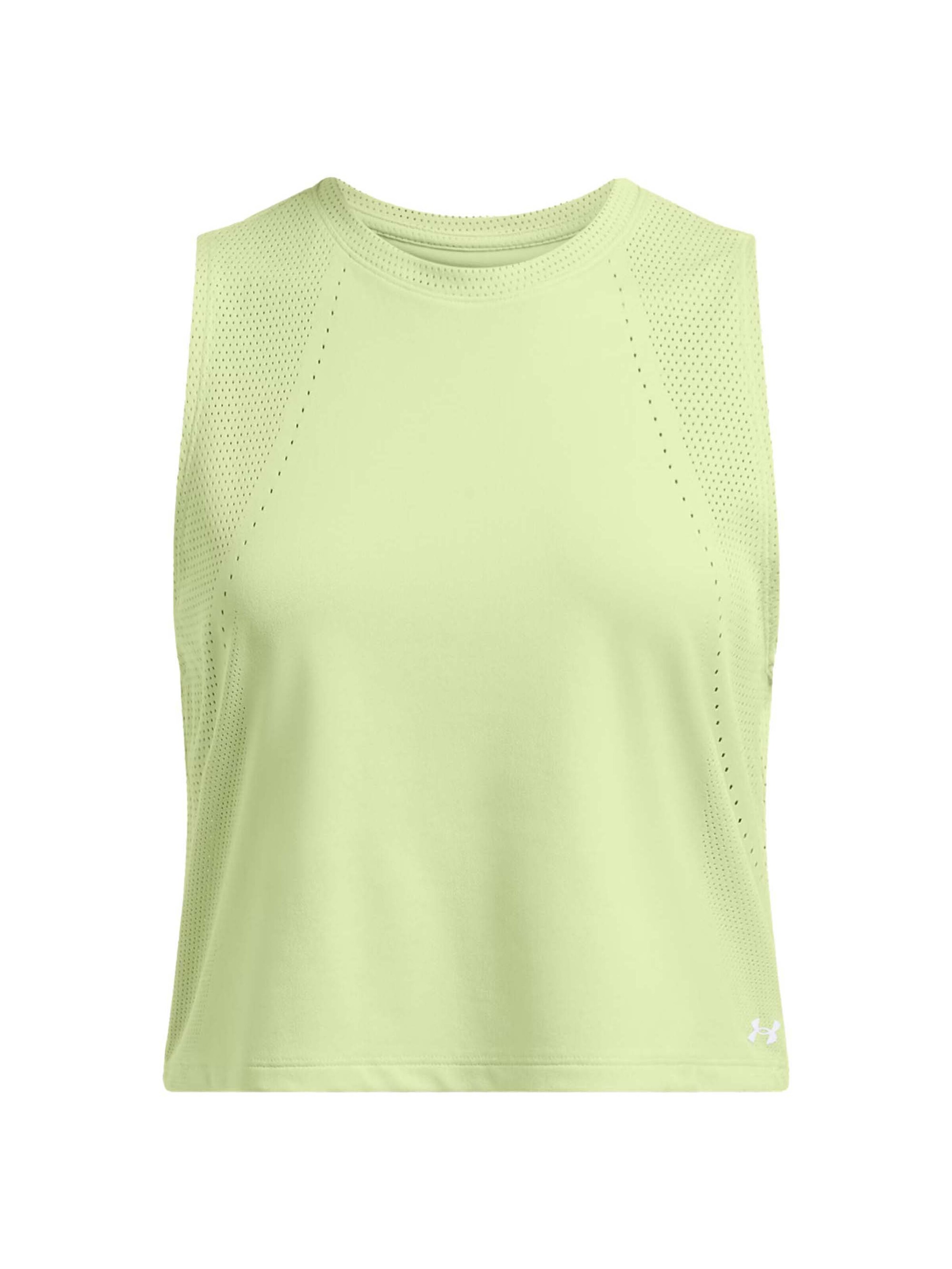 Haut de sport UNDER ARMOUR en vert : devant