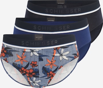 SCHIESSER Slip in Blauw: voorkant