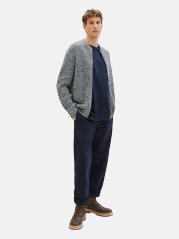 TOM TAILOR Knit cardigan in Blue