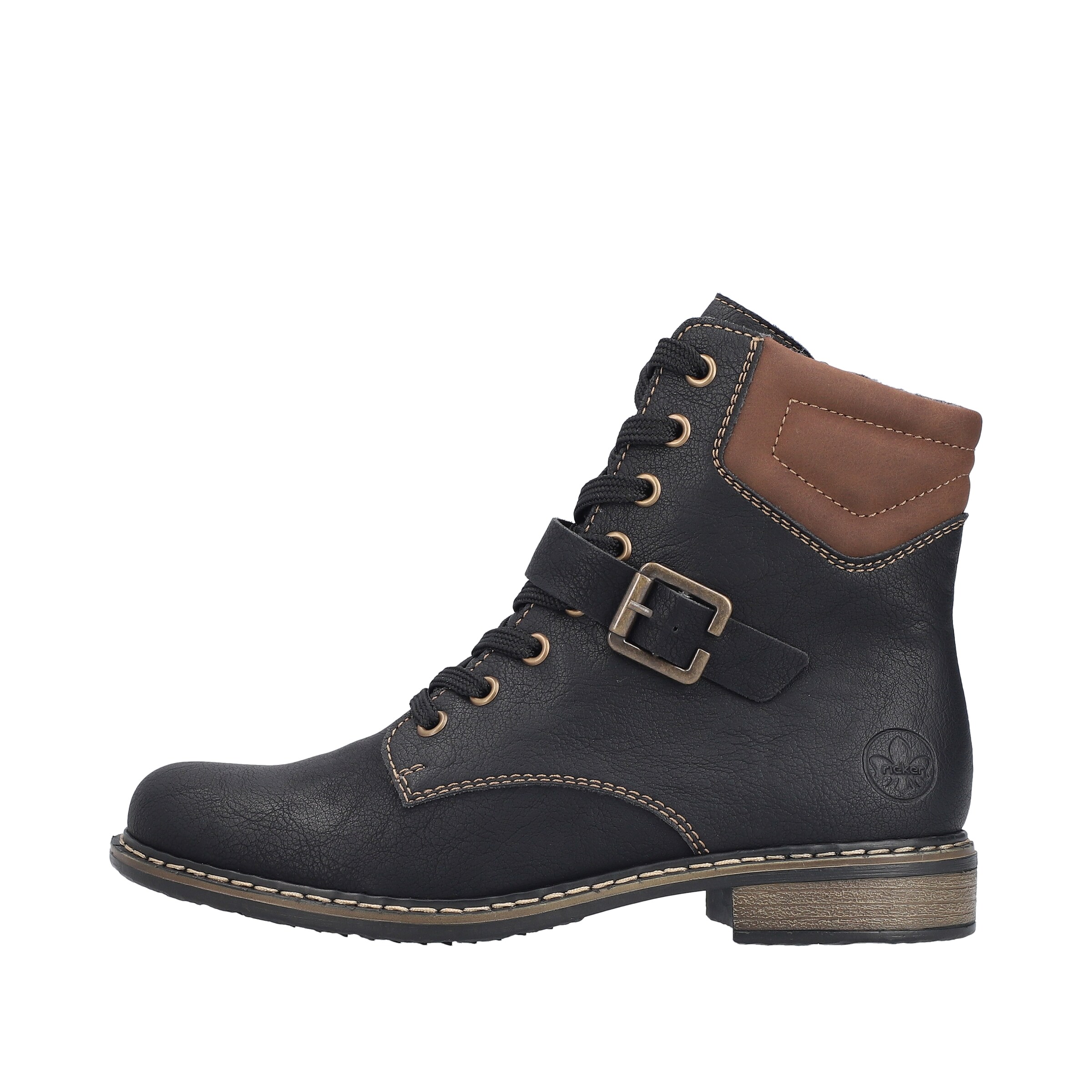 Bottes à lacets '71200' Rieker en noir