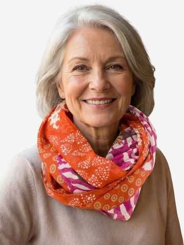 Sunsa Tube Scarf 'Sunsa' in Red