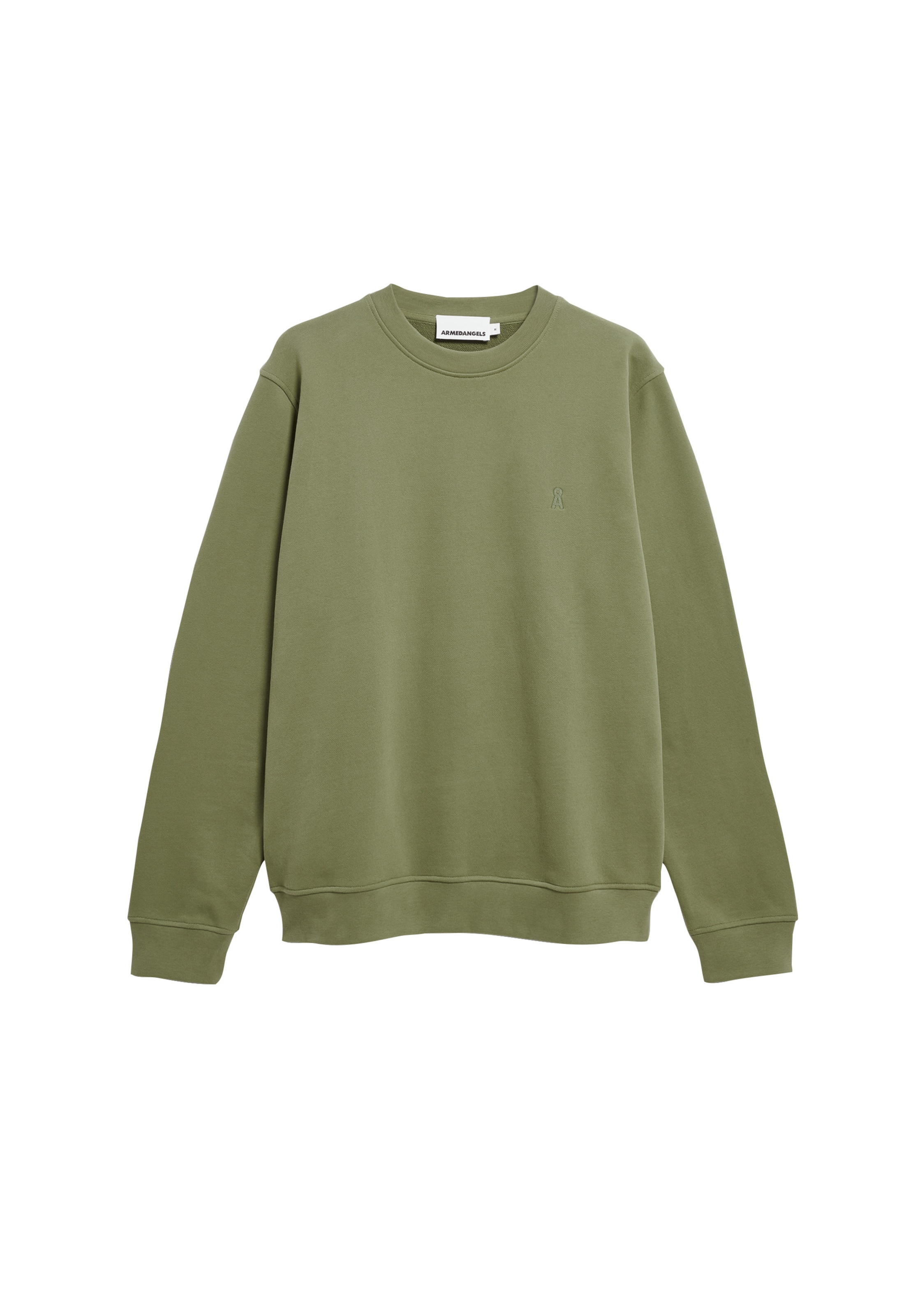 ARMEDANGELS Sweatshirt in Green: front
