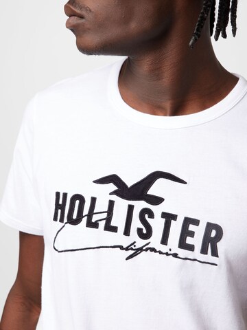 HOLLISTER Tričko – bílá