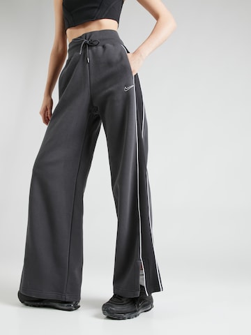 Nike Sportswear Wide leg Broek 'FLC PHX' in Grijs: voorkant