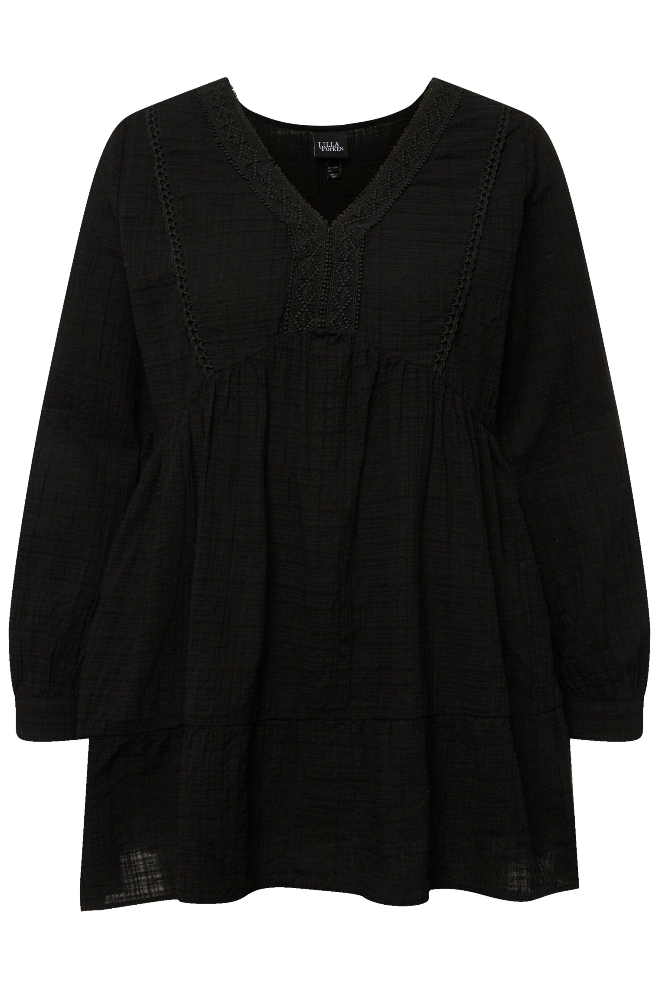 Ulla Popken Tunic in Black: front