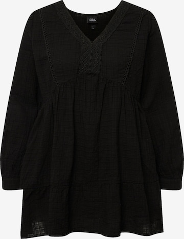 Tunique Ulla Popken en noir : devant