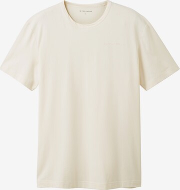 T-Shirt TOM TAILOR en beige : devant