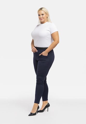 Karko Skinny Broek ' BELLA ' in Blauw