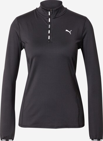 PUMA Performance Shirt 'Strong' in Black: front