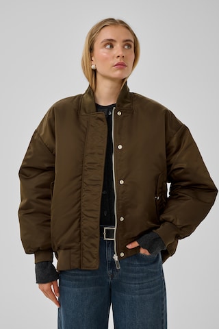 Veste mi-saison 'HelgaMW' My Essential Wardrobe en marron : devant