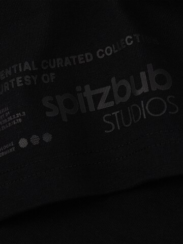 SPITZBUB Shirt 'Essentials ' in Zwart