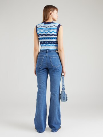 Flared Jeans 'SKY' di Dawn in blu