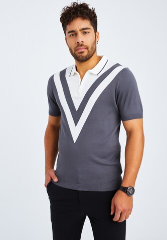 Leif Nelson T-Shirt in Grau: Vorderseite