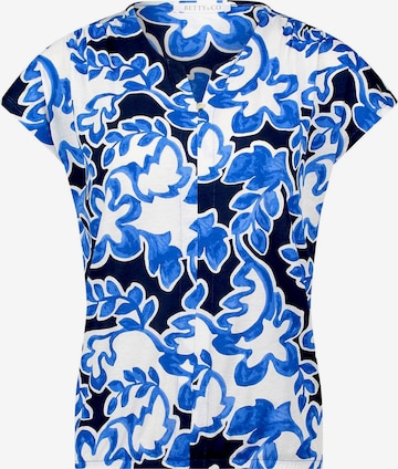 Betty & Co Blusenshirt mit Gummizug in Weiß: Vorderseite