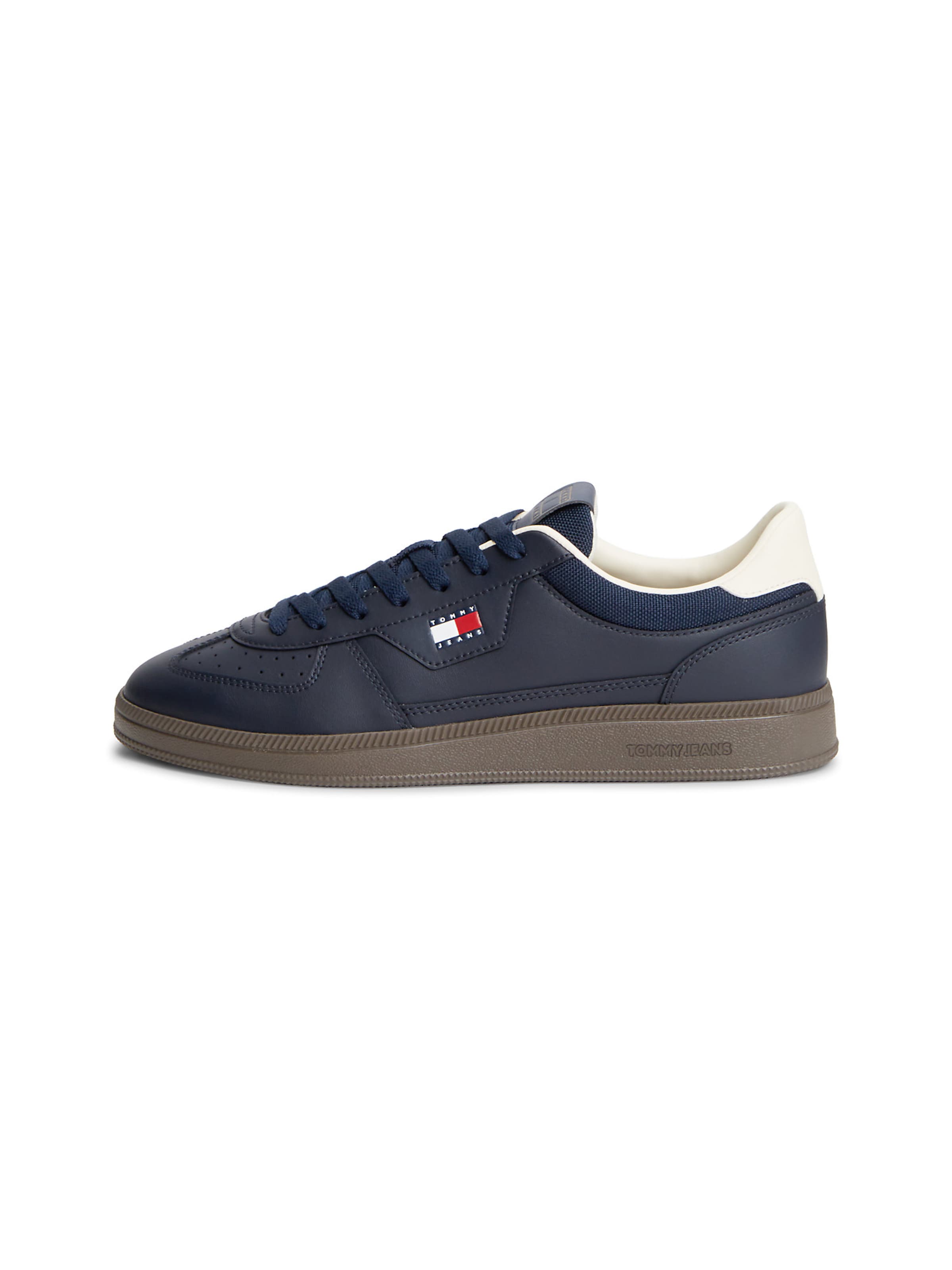 Tommy Jeans Ниски маратонки в синьо: отпред