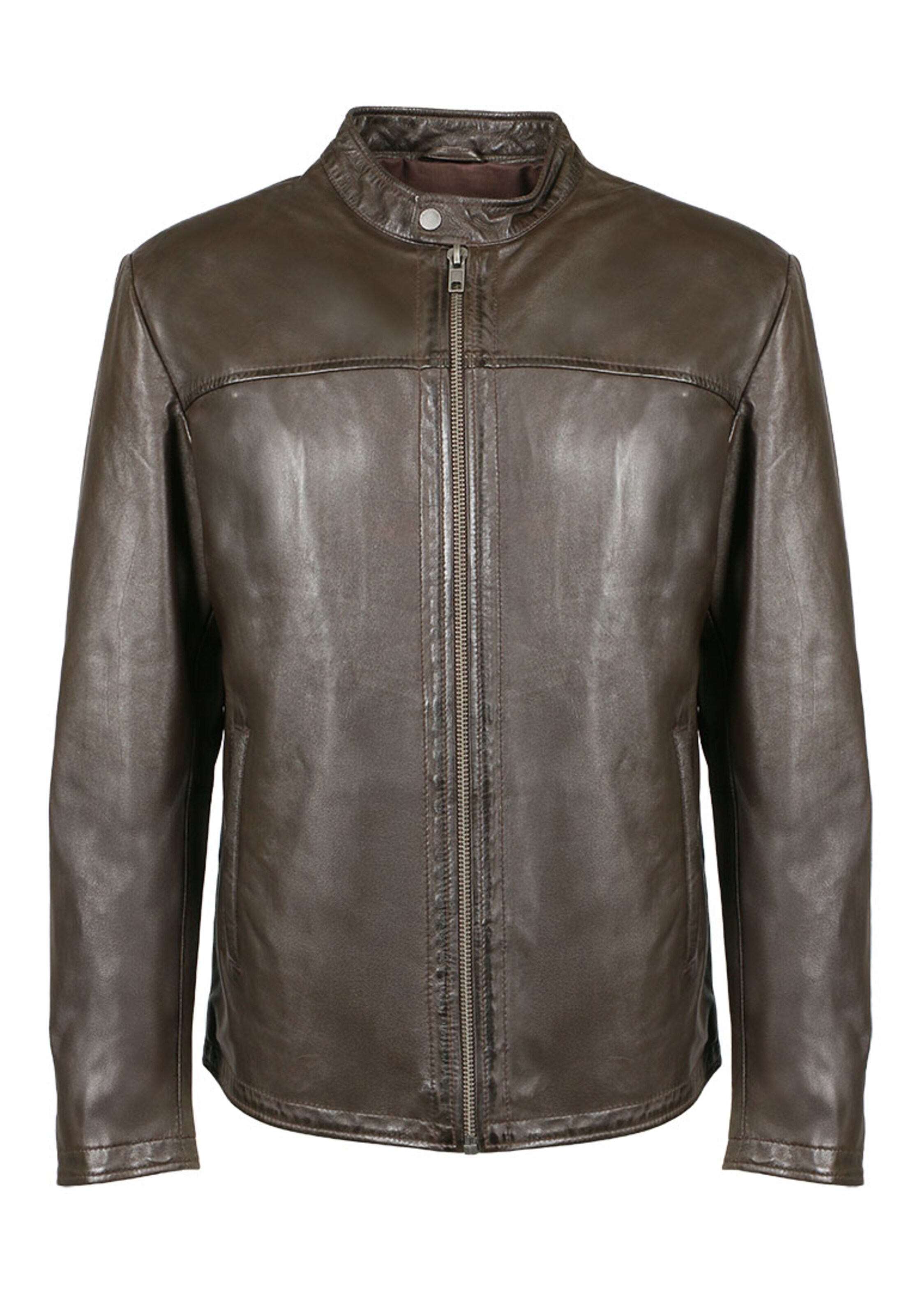 FREAKY NATION Tussenjas ' Aron-FN SA ' in Bruin: voorkant