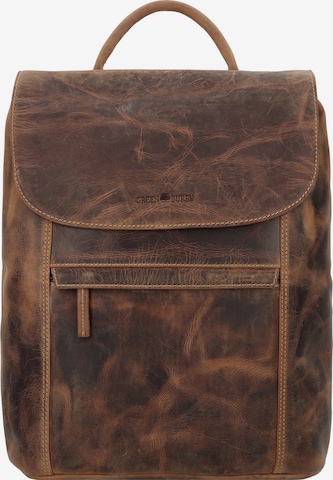 GREENBURRY Backpack in Brown: front