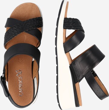 CAPRICE Sandals in Black