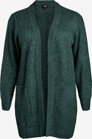 ZizziKardigan 'FLLOLA' - zelena boja: prednji dio