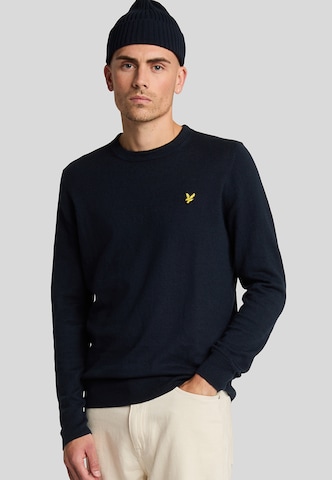 Lyle & Scott Trui in Blauw: voorkant