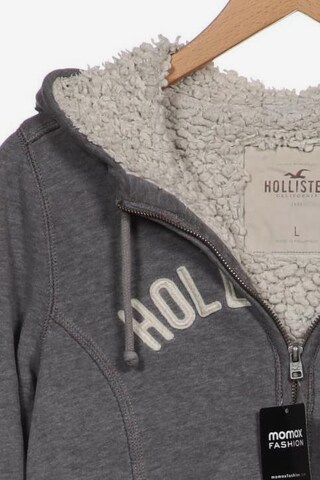 HOLLISTER Kapuzenpullover L in Grau