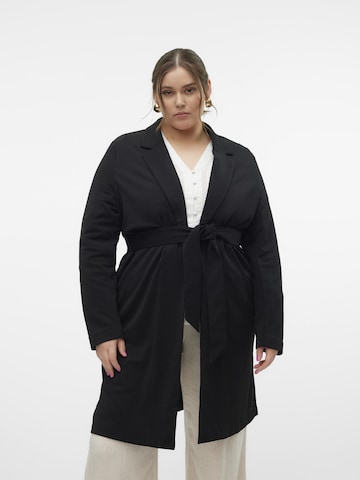 Manteau mi-saison Vero Moda Curve en noir : devant