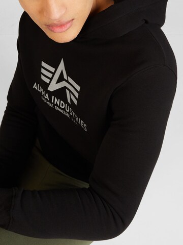 ALPHA INDUSTRIES - Sweatshirt em preto