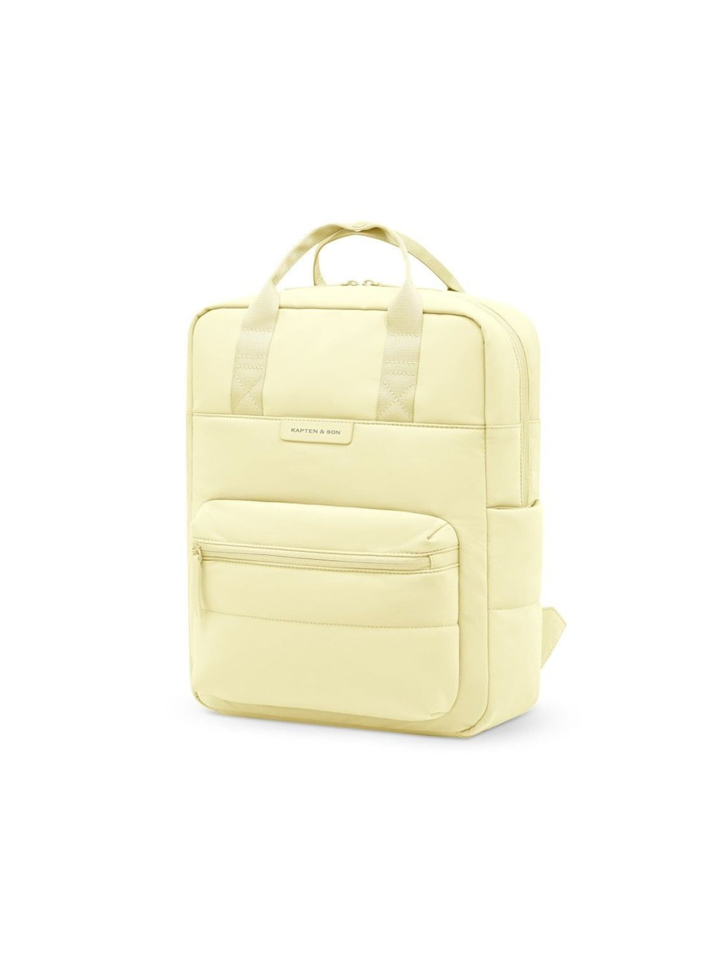 Kapten & Son Rucksack 'Bergen Cloud'‌‌‌ in Gelb: Vorderseite