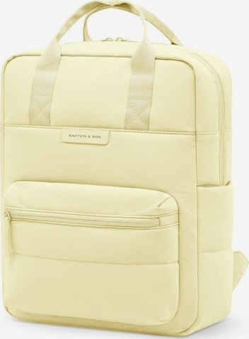 Kapten & Son Rucksack 'Bergen Cloud' in Gelb: Vorderseite