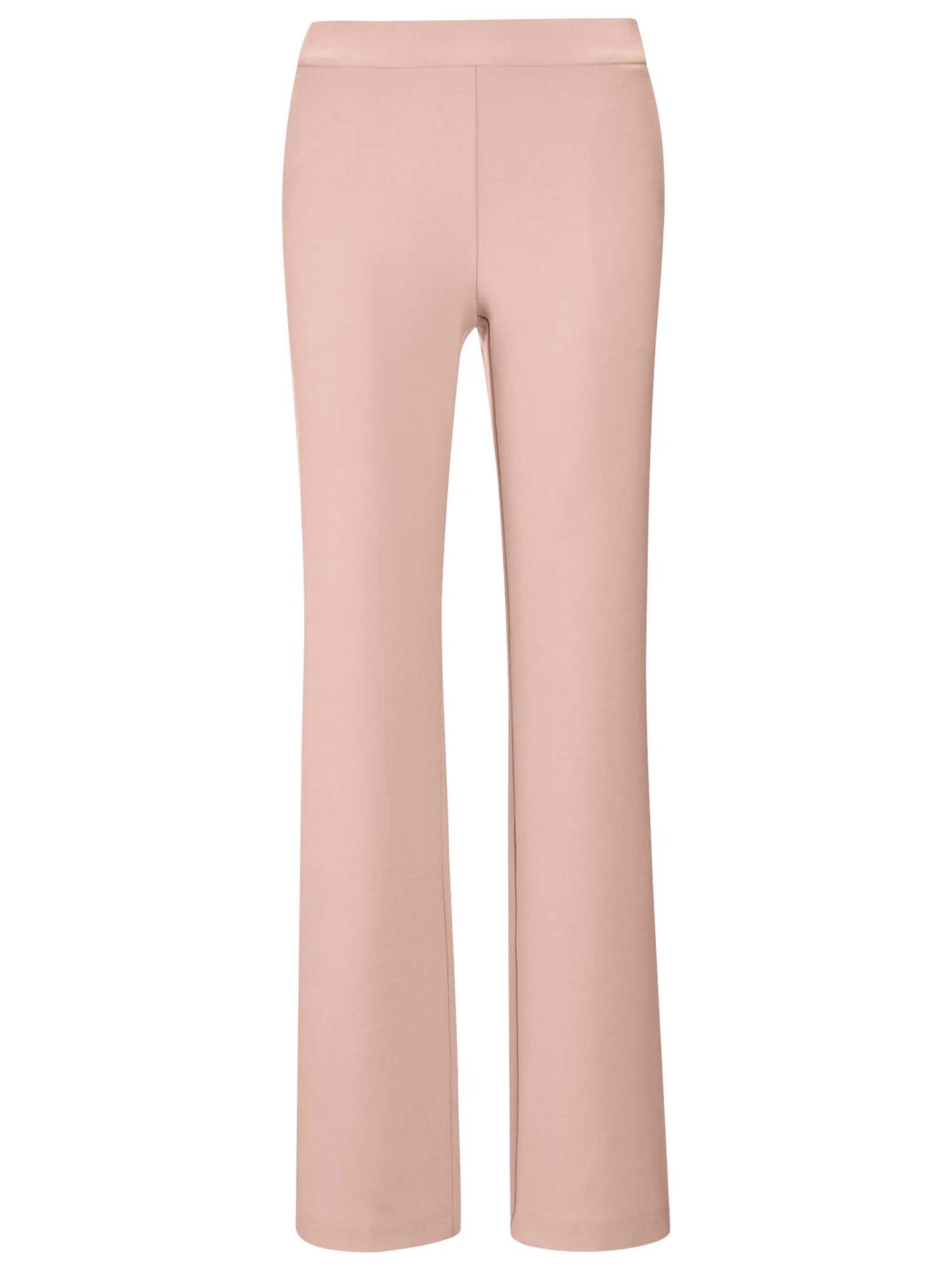 Bootcut Pantalon MADELEINE en rose : devant