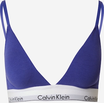 Calvin Klein Underwear Triangle Bra in Blue: front