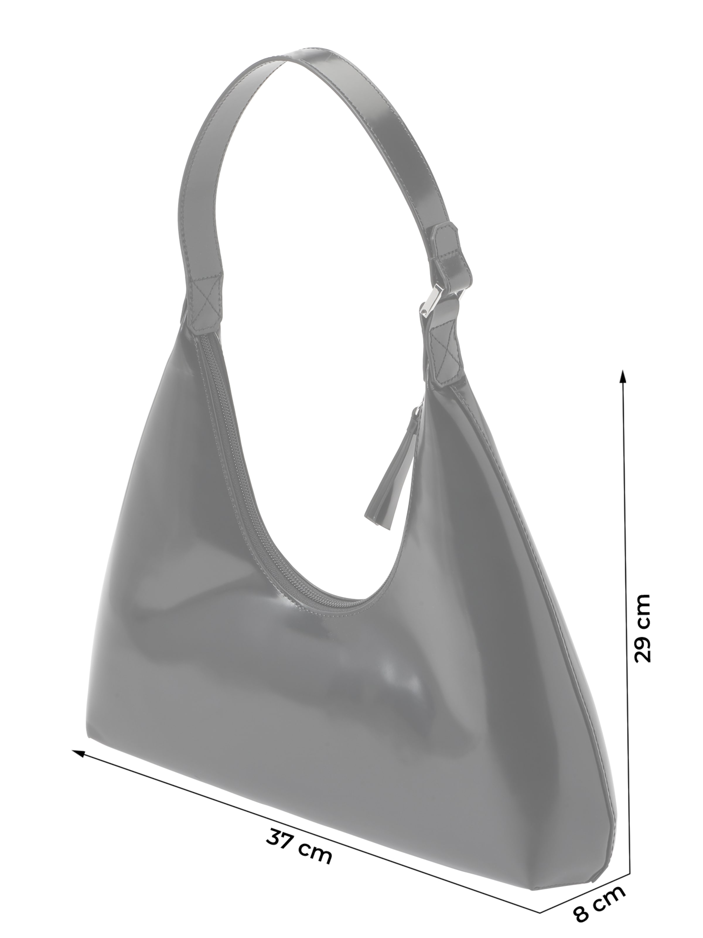 By Far Наплечная сумка 'Amber' в Черный