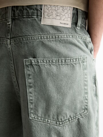 Largi Jeans de la Pull&Bear pe verde